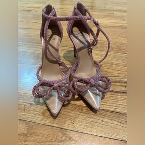 INC pink sparkly, super adorable heels size 7